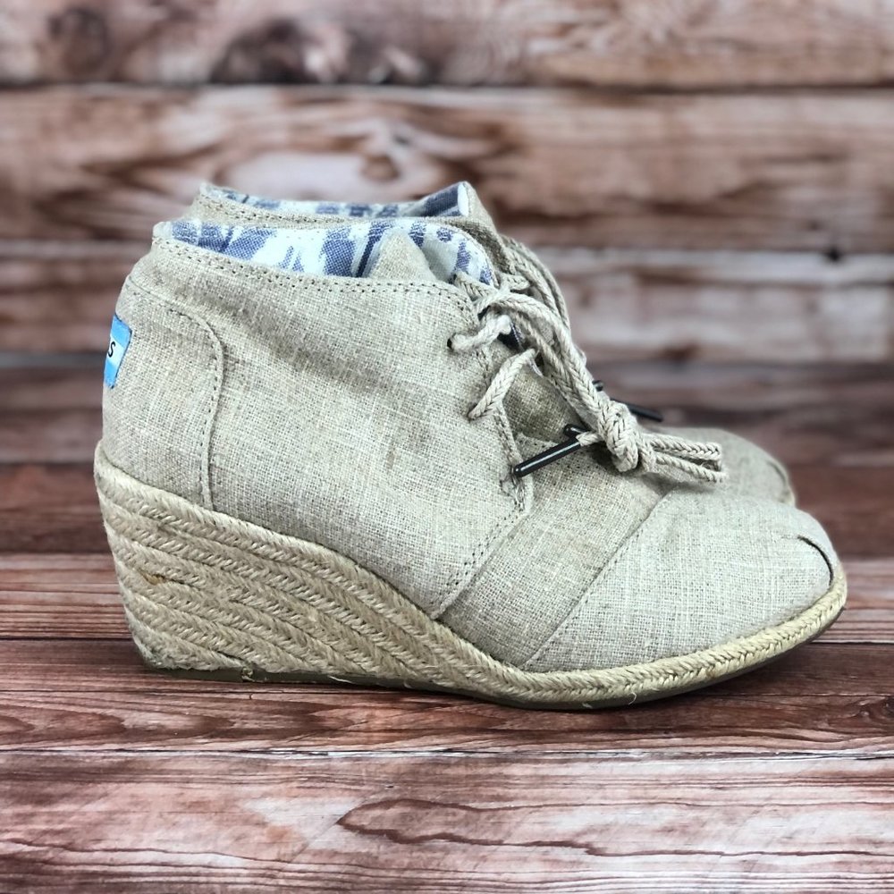 Toms High Top Beige Shoes